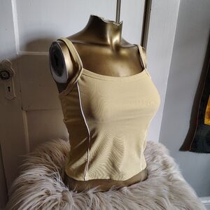Wilo Australia Crop Top Sportsbra Medium Pastel Yellow NWT New W/ Tag $106